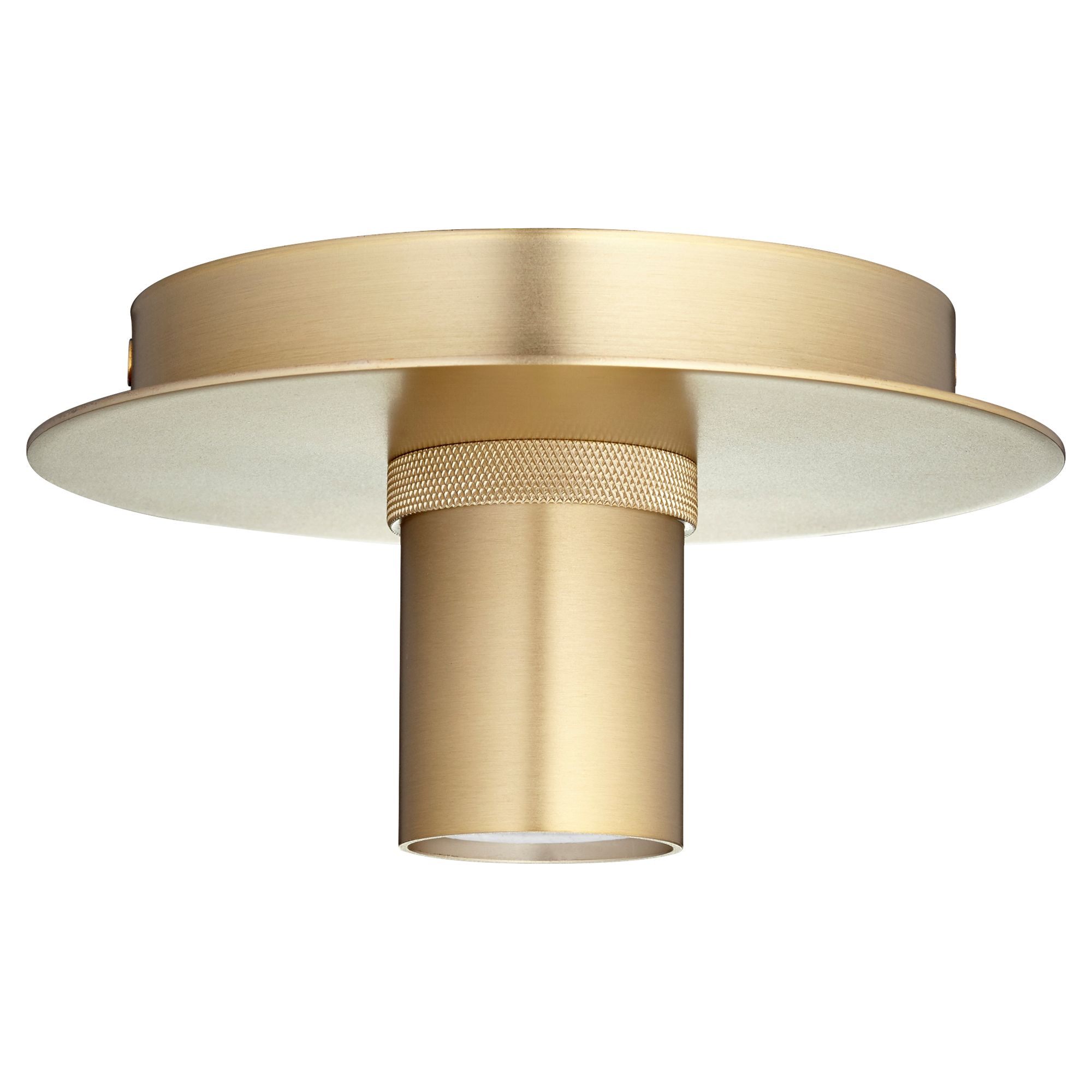 Image 2 Quorum Illya 7" Wide Aged Brass Ceiling Light more views