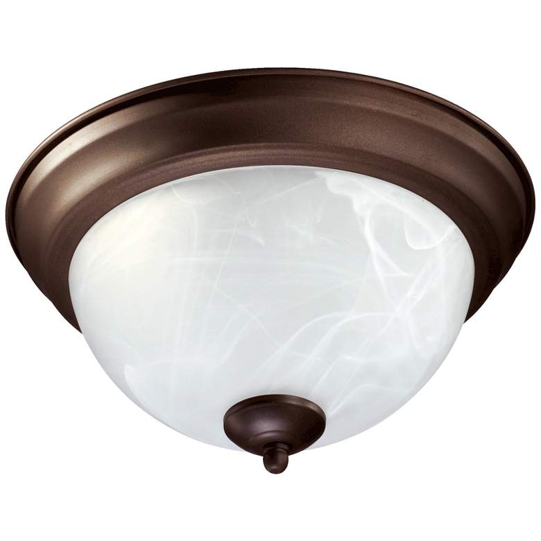 Image 1 Quorum International 11" Oiled Bronze Ceiling Mount