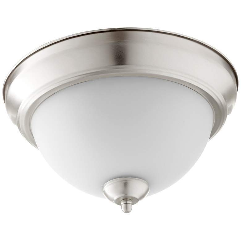 Image 1 Quorum International 11" Satin Nickel Ceiling Mount