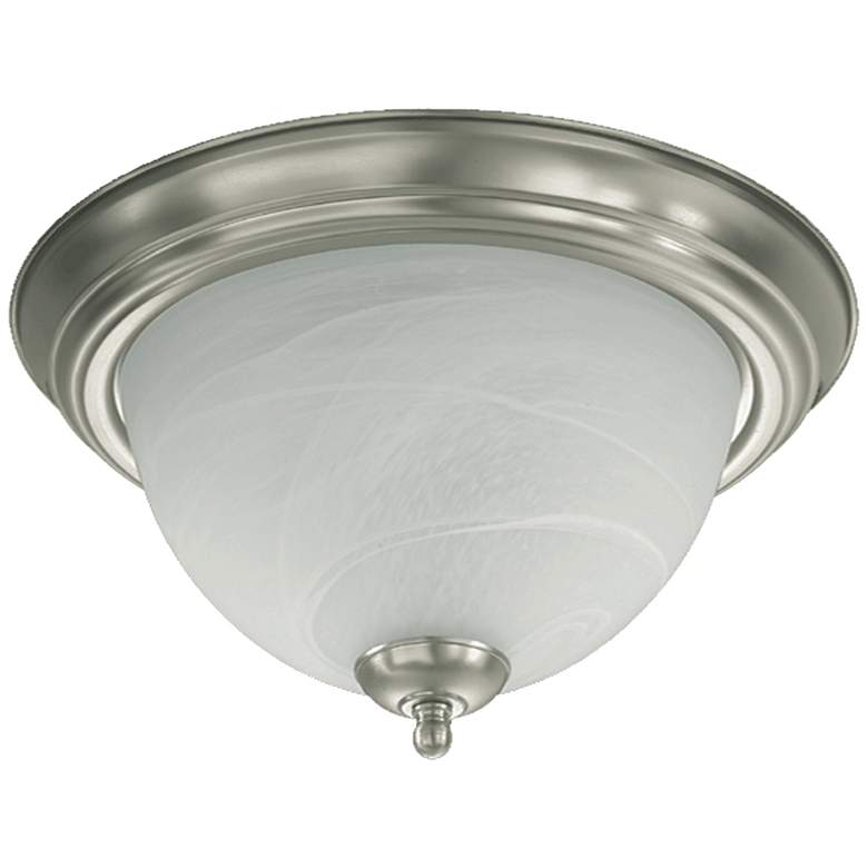 Image 1 Quorum International 11" Satin Nickel Ceiling Mount