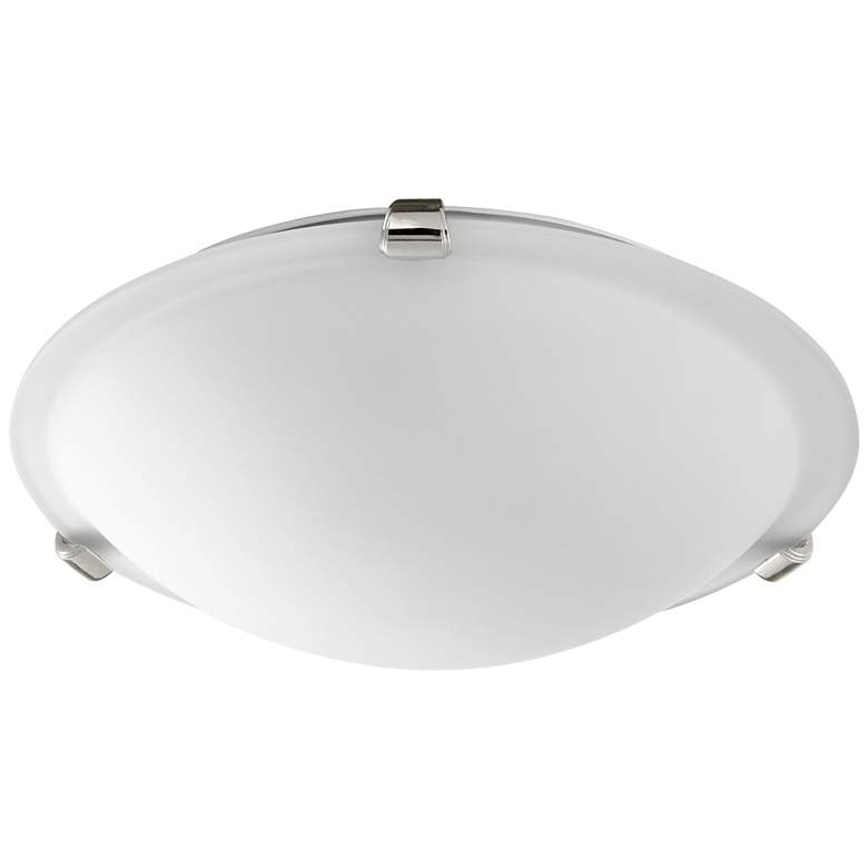Image 1 Quorum International 12" Polished Nickel Ceiling Mount
