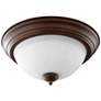 Quorum International 13" Oiled Bronze Ceiling Mount