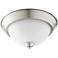 Quorum International 13" Satin Nickel Ceiling Mount