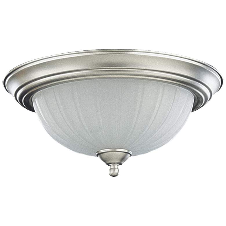 Image 1 Quorum International 13" Satin Nickel Ceiling Mount