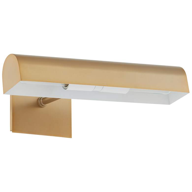 Image 1 Quorum International 15" Aged Brass Picture Light