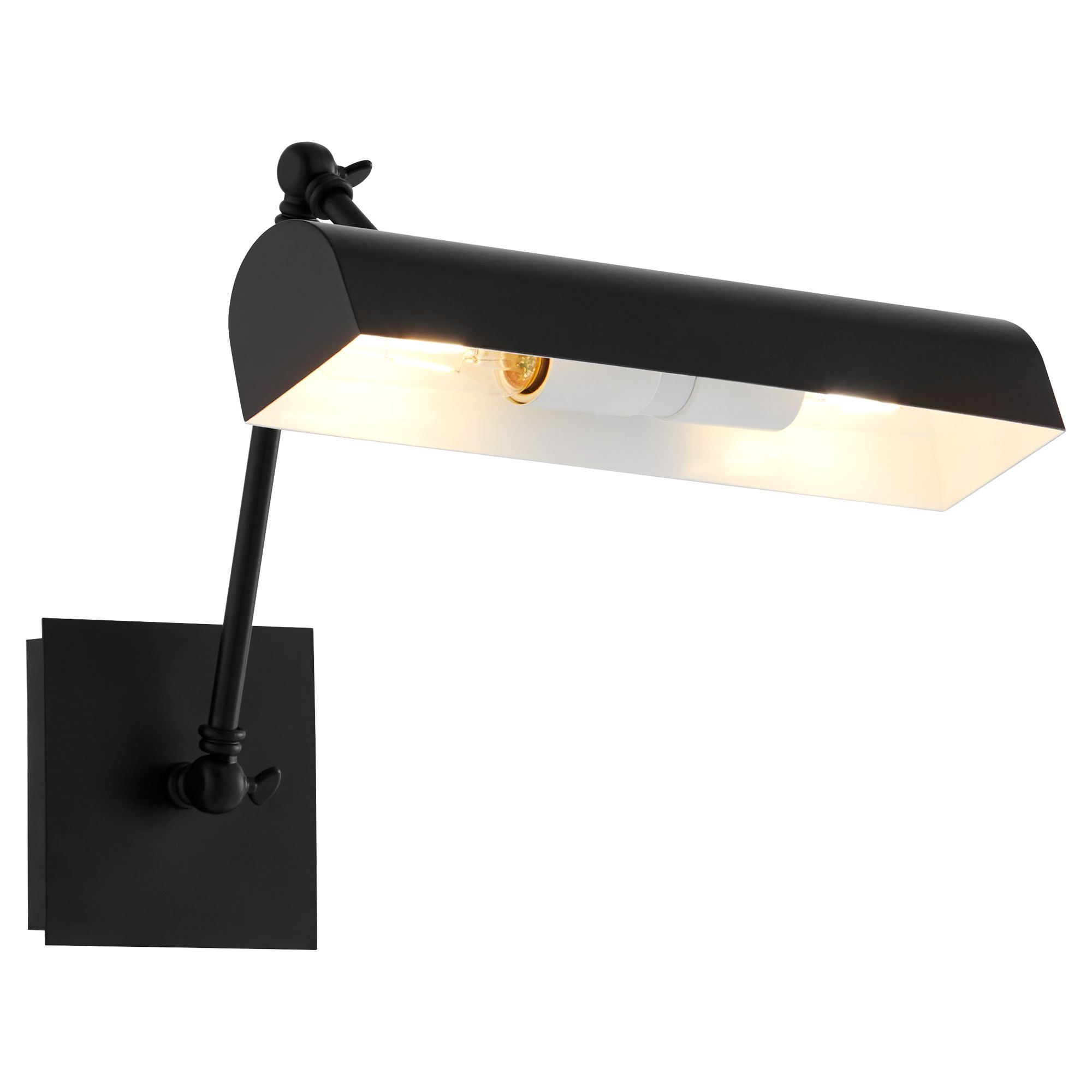 Image 3 Quorum International 15" Gooseneck Picture Light - Black more views