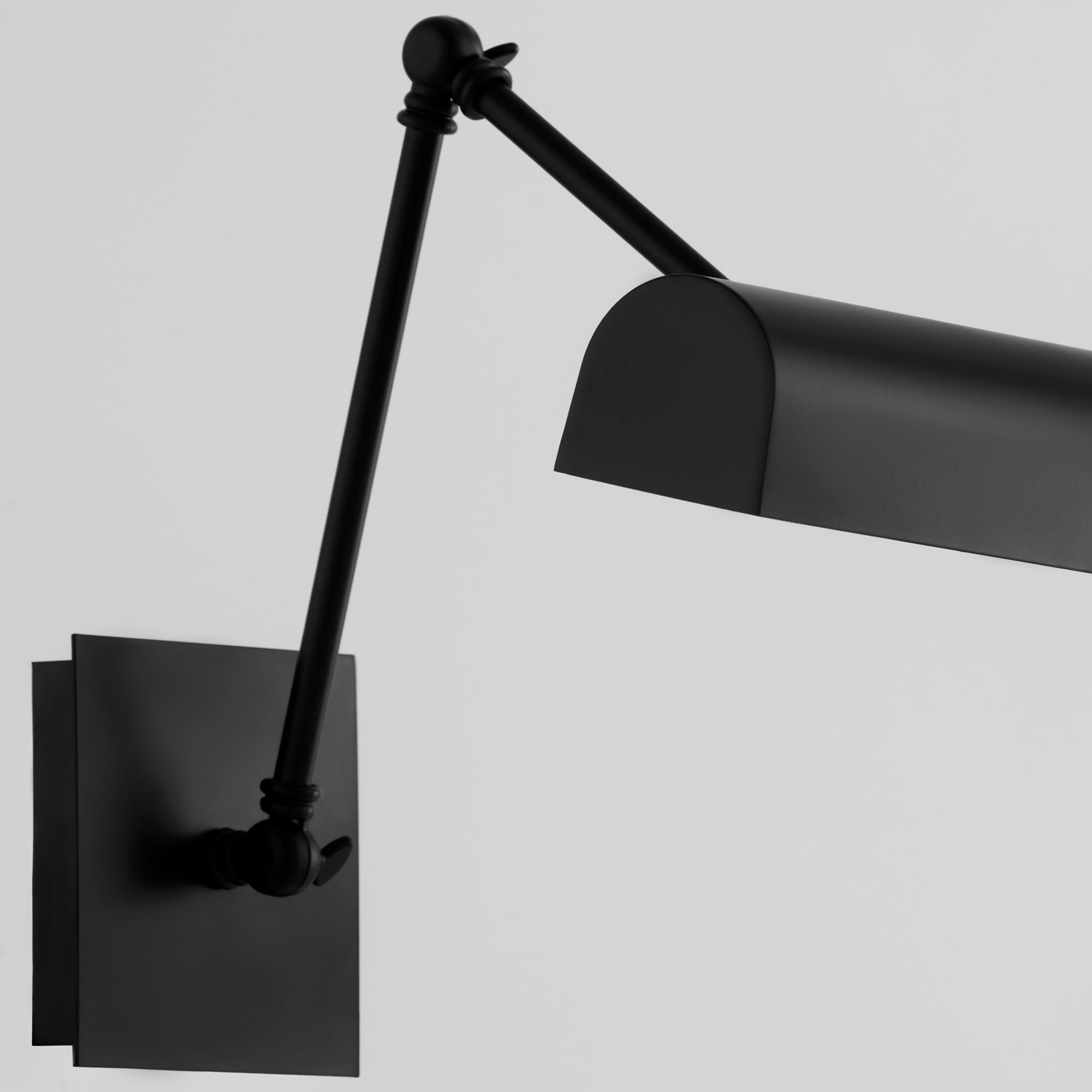 Image 5 Quorum International 15" Gooseneck Picture Light - Black more views