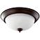 Quorum International 15" Oiled Bronze Ceiling Mount