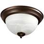 Quorum International 15" Oiled Bronze Ceiling Mount
