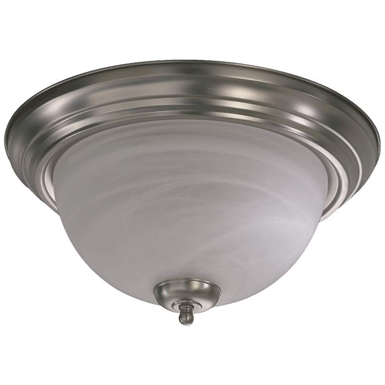 Image 1 Quorum International 15" Satin Nickel Ceiling Mount