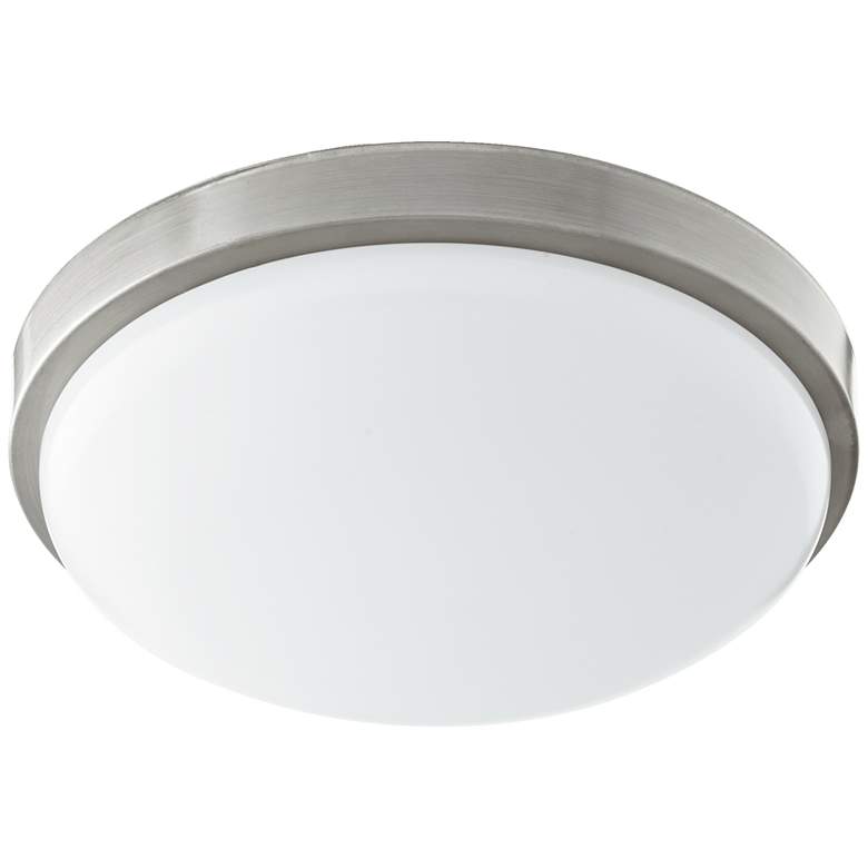 Image 1 Quorum International 15w Satin Nickel LED Round Ceiling Mount