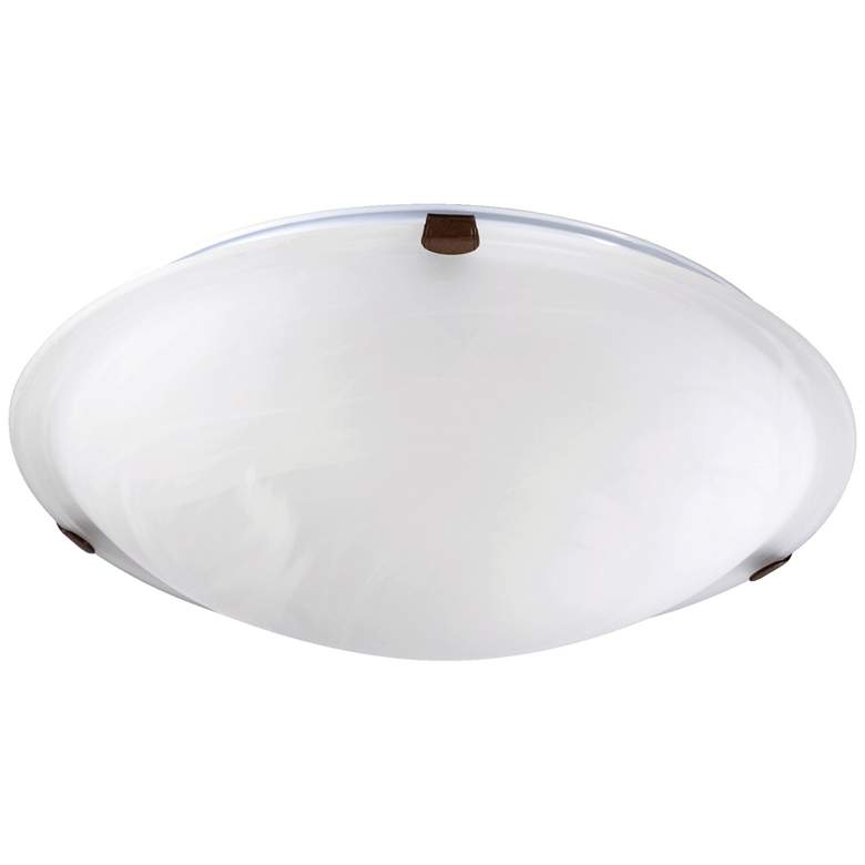 Image 1 Quorum International 16" Oiled Bronze Ceiling Mount