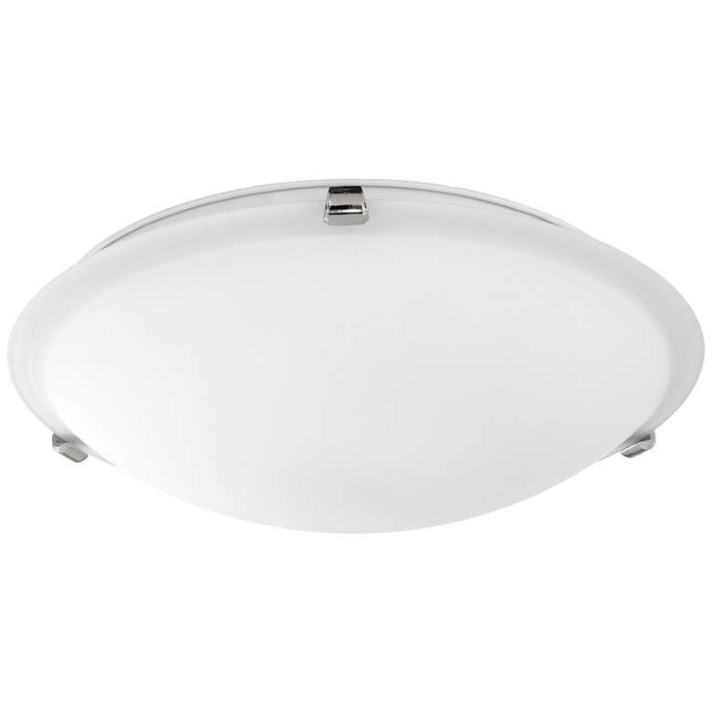 Image 1 Quorum International 16" Polished Nickel Ceiling Mount
