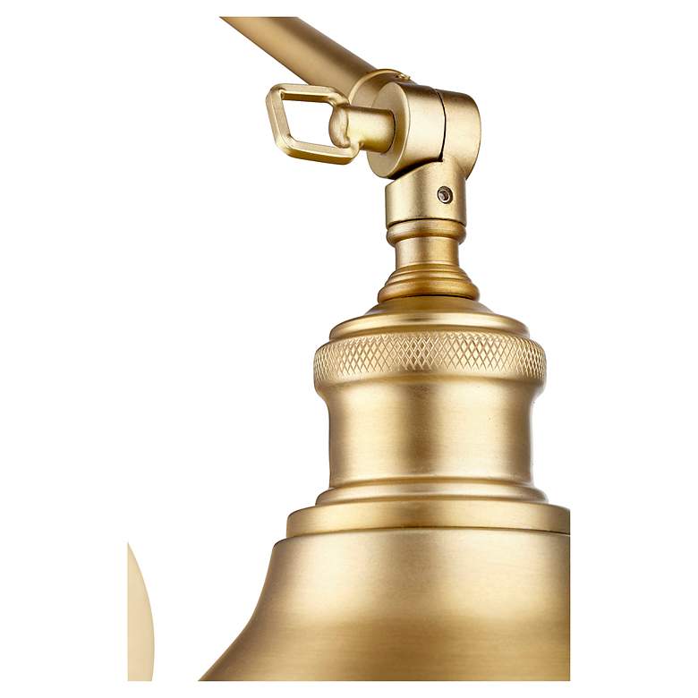 Image 2 Quorum International 1LT Aged Brass Wall Mount more views