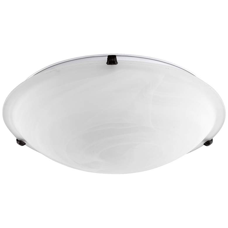 Image 1 Quorum International 20" Oiled Bronze Ceiling Mount