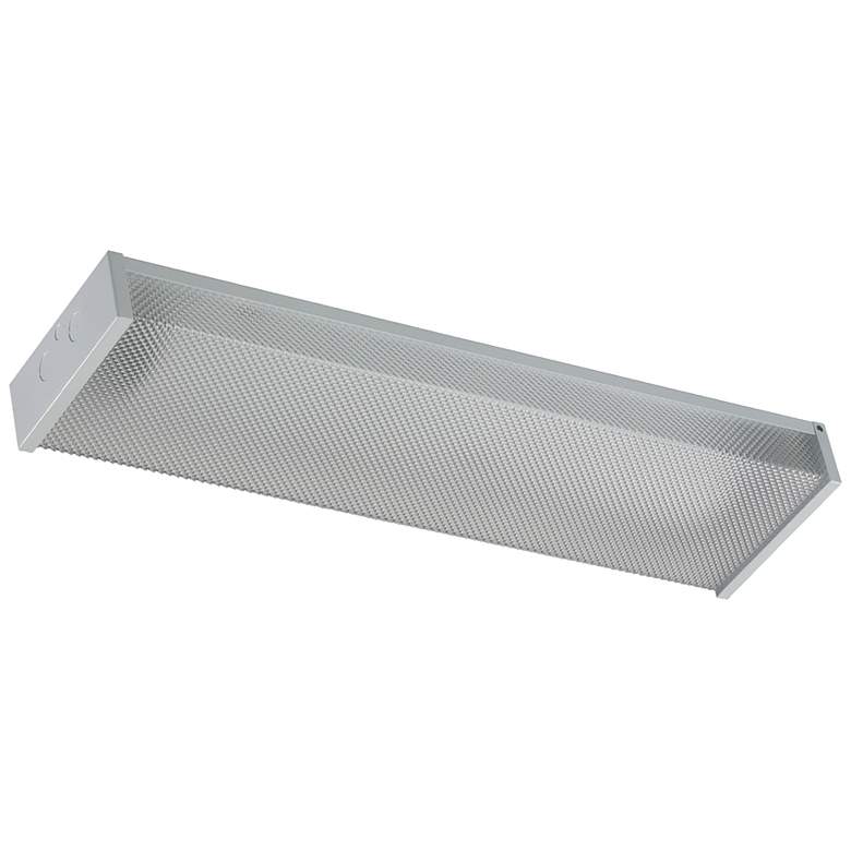 Image 1 Quorum International 25" White Rectangle Ceiling Mount