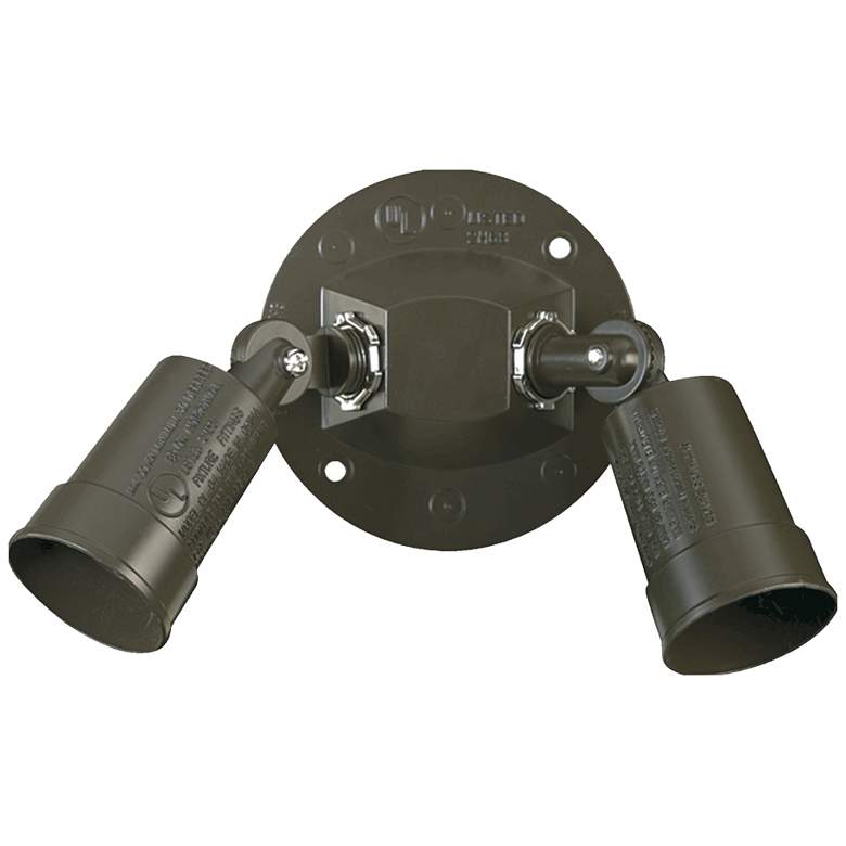 Image 1 Quorum International 2LT Oiled Bronze Outdoor Wall Light