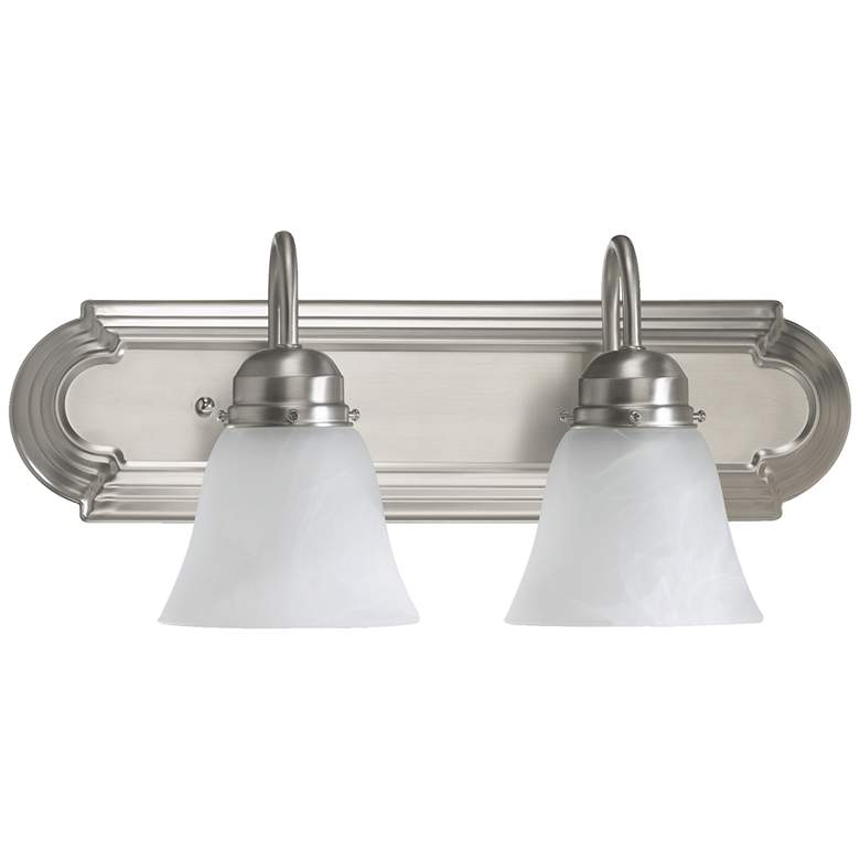 Image 1 Quorum International 2LT Satin Nickel Vanity Light