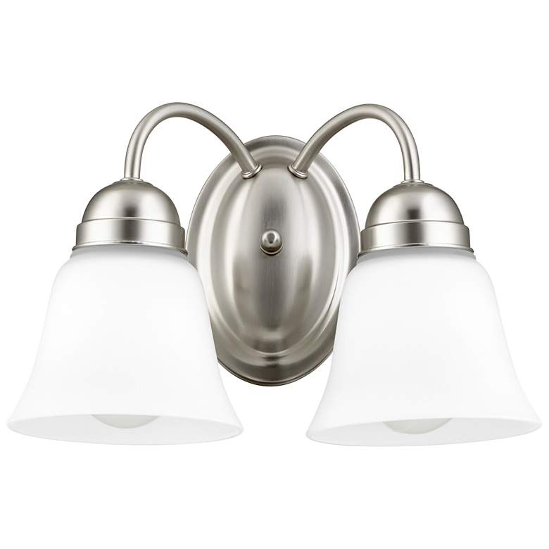 Image 1 Quorum International 2LT Satin Nickel Wall Mount