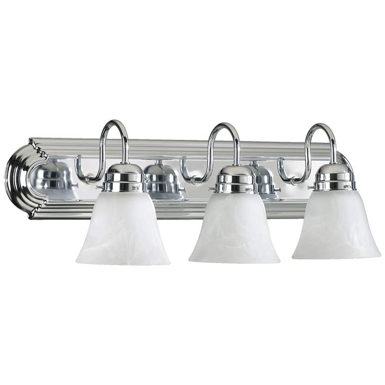 Image 1 Quorum International 3LT Chrome Vanity Light