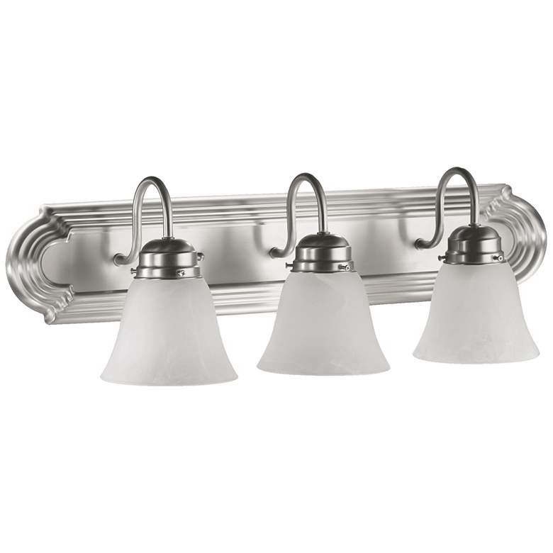Image 1 Quorum International 3LT Satin Nickel Vanity Light