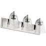 Quorum International 3LT Transitional Satin Nickel Vanity Light