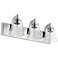 Quorum International 3LT Transitional Satin Nickel Vanity Light