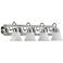 Quorum International 4LT Chrome Vanity Light