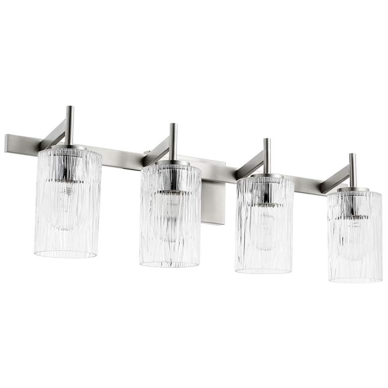 Image 1 Quorum International 4LT Satin Nickel Vanity Light