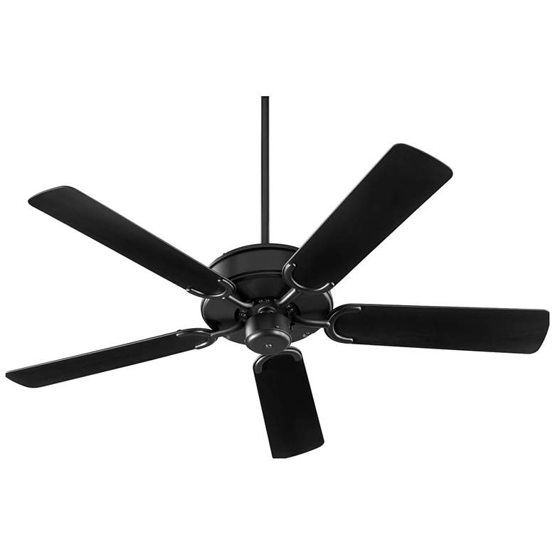 Image 1 Quorum International 52" All-Weather Allure Textured Black Fan