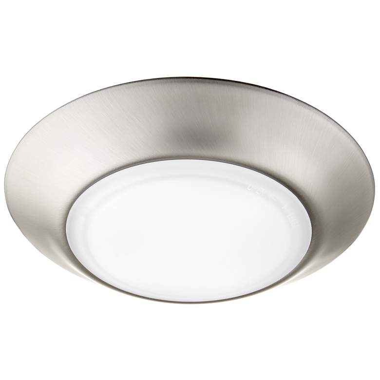 Image 1 Quorum International 6" Satin Nickel LED WET Ceiling Mount