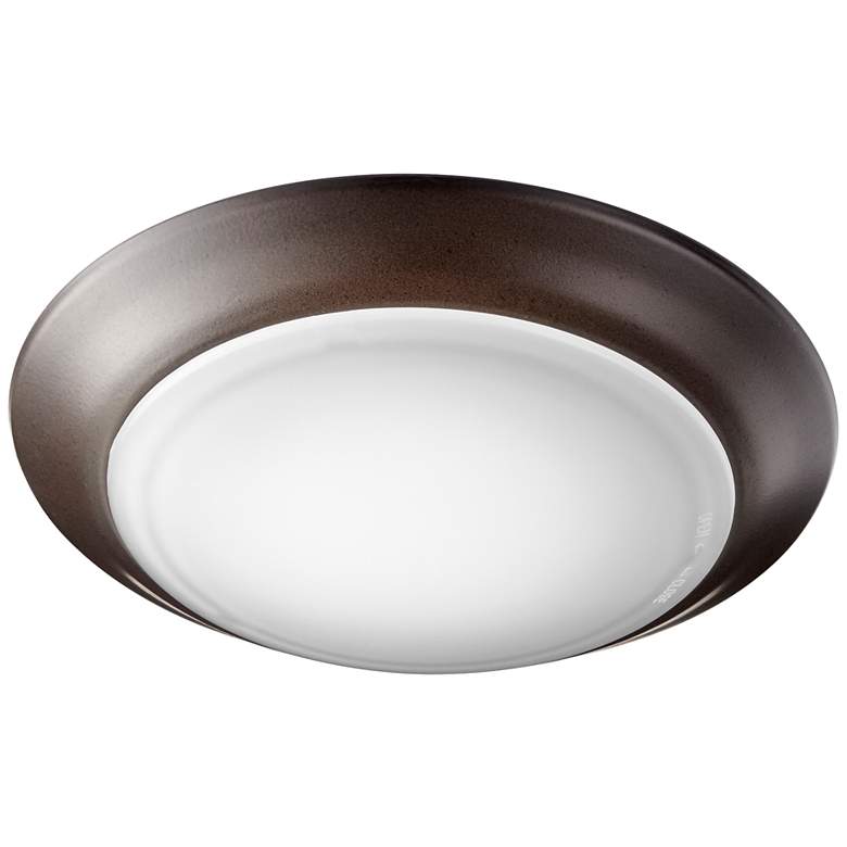 Image 1 Quorum International 7.5" Oiled Bronze LED WET Ceiling Mount