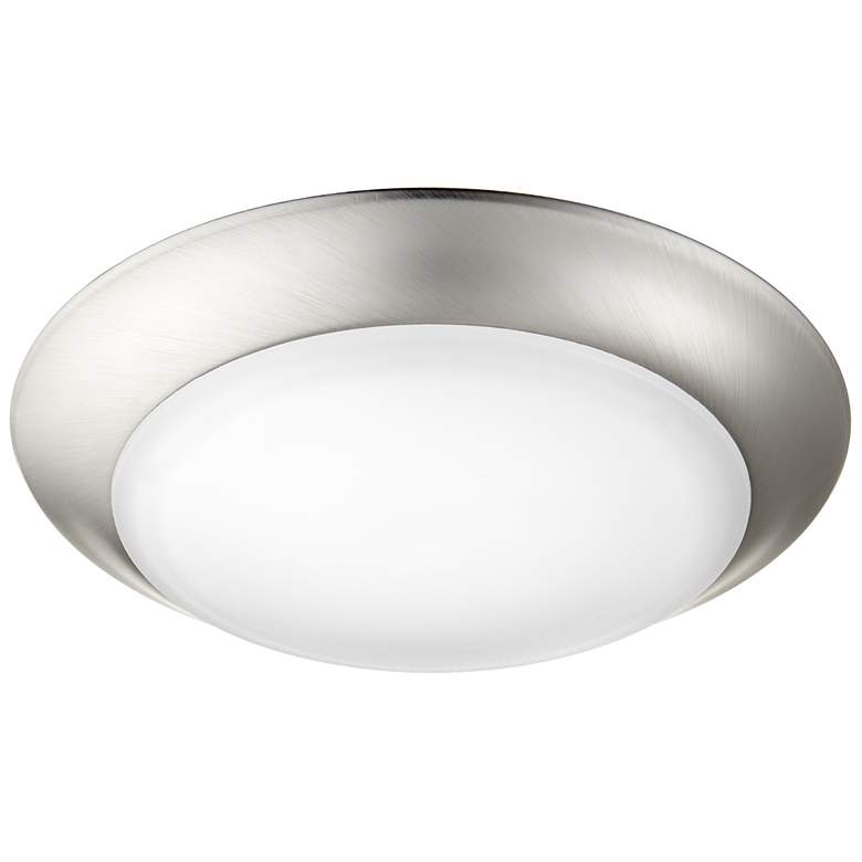 Image 1 Quorum International 7.5" Satin Nickel LED WET Ceiling Mount