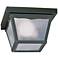 Quorum International 7" Black Outdoor Ceiling Mount