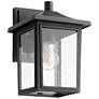 Quorum International 7" Black Outdoor Wall Light