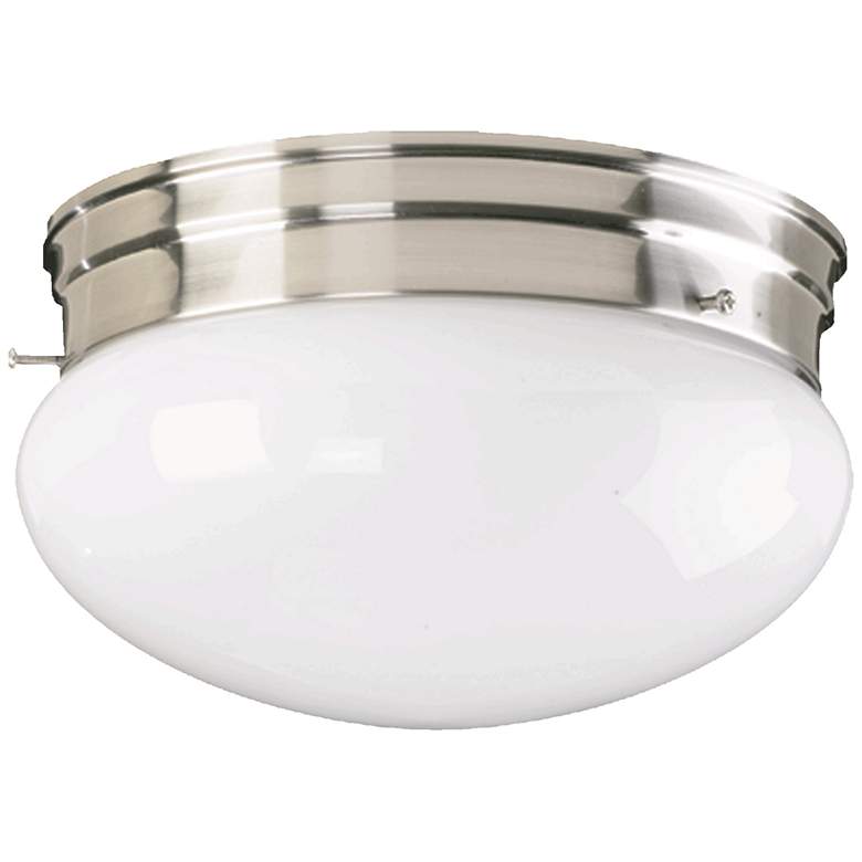Image 1 Quorum International 8" Satin Nickel Ceiling Mount