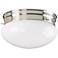 Quorum International 8" Satin Nickel Ceiling Mount