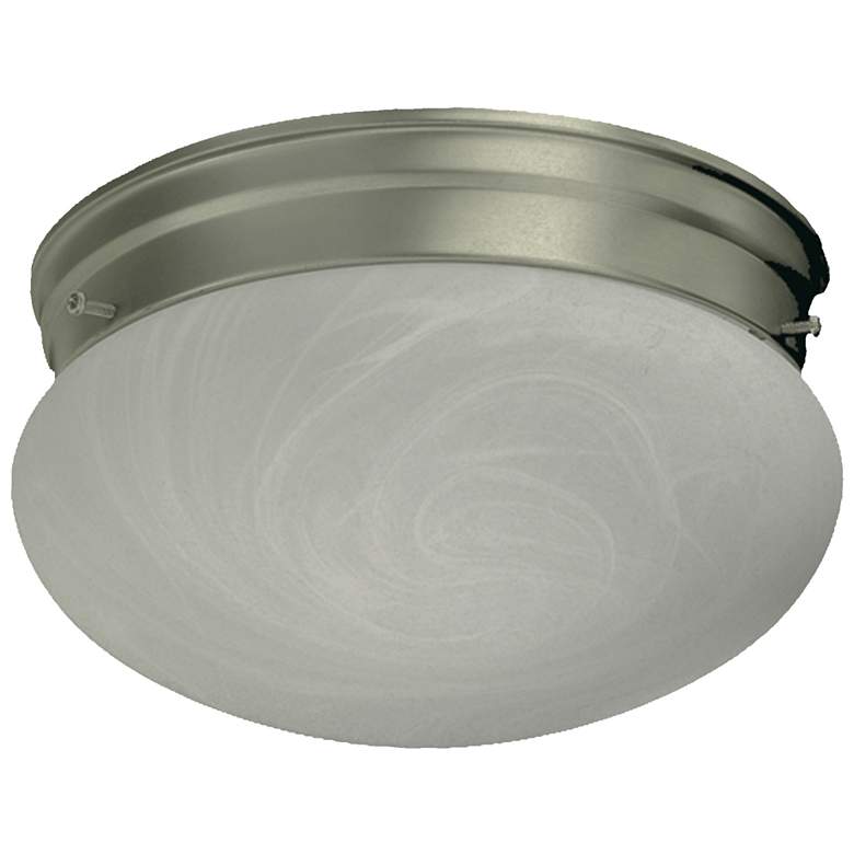 Image 1 Quorum International 8" Satin Nickel Ceiling Mount