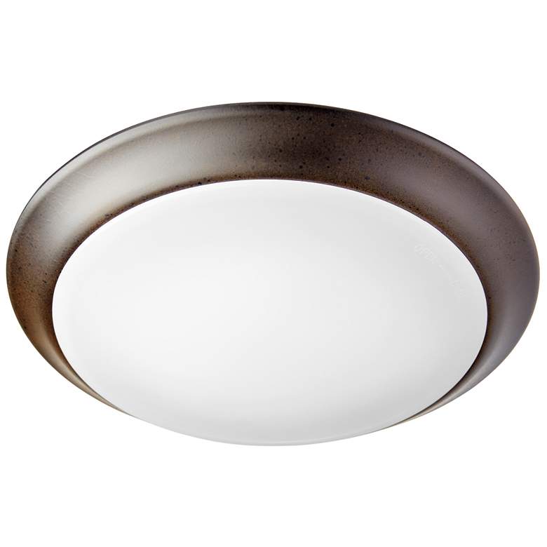 Image 1 Quorum International 9.5" Oiled Bronze LED WET Ceiling Mount