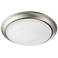Quorum International 9.5" Satin Nickel LED WET Ceiling Mount