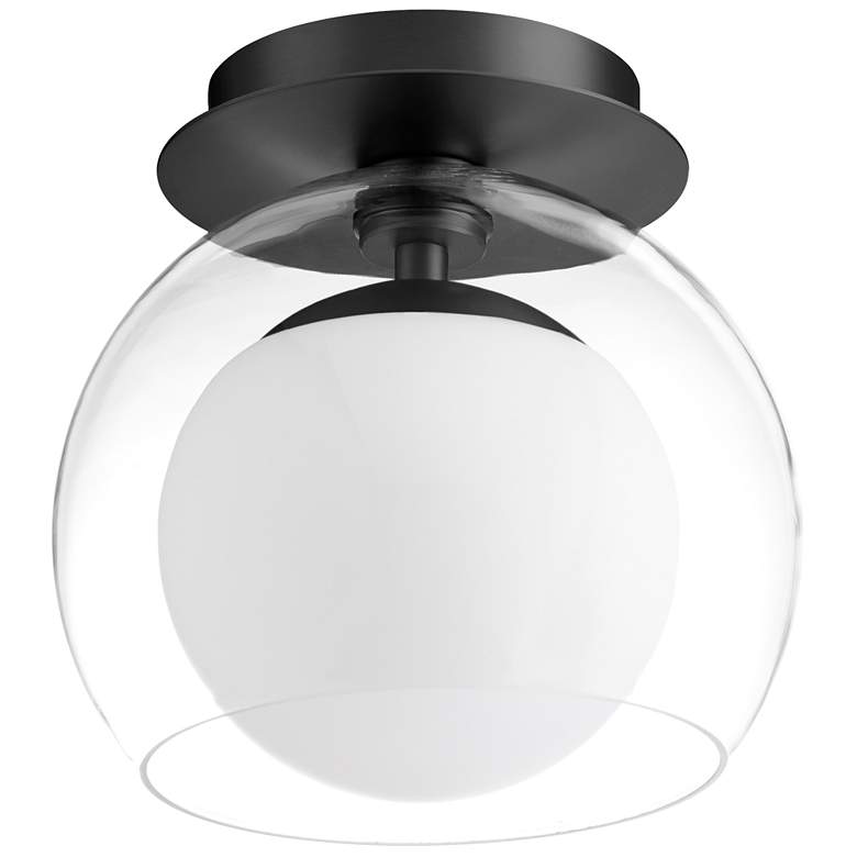 Image 1 Quorum International 9" Matte Black Ceiling Mount