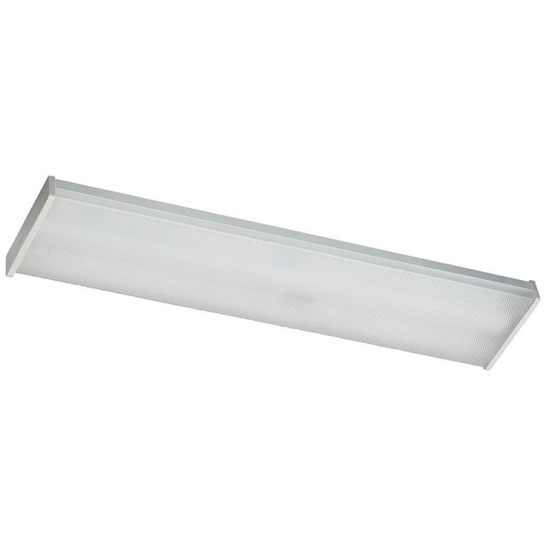 Image 1 Quorum International 9" White Rectangle Ceiling Mount