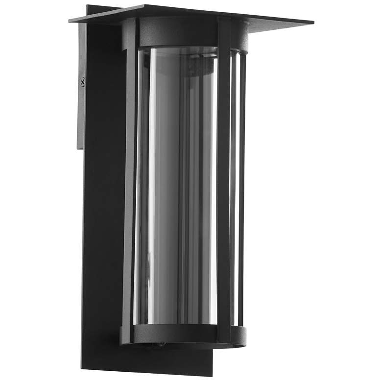 Image 1 Quorum International Abram 12" Black LED Outdoor Lantern