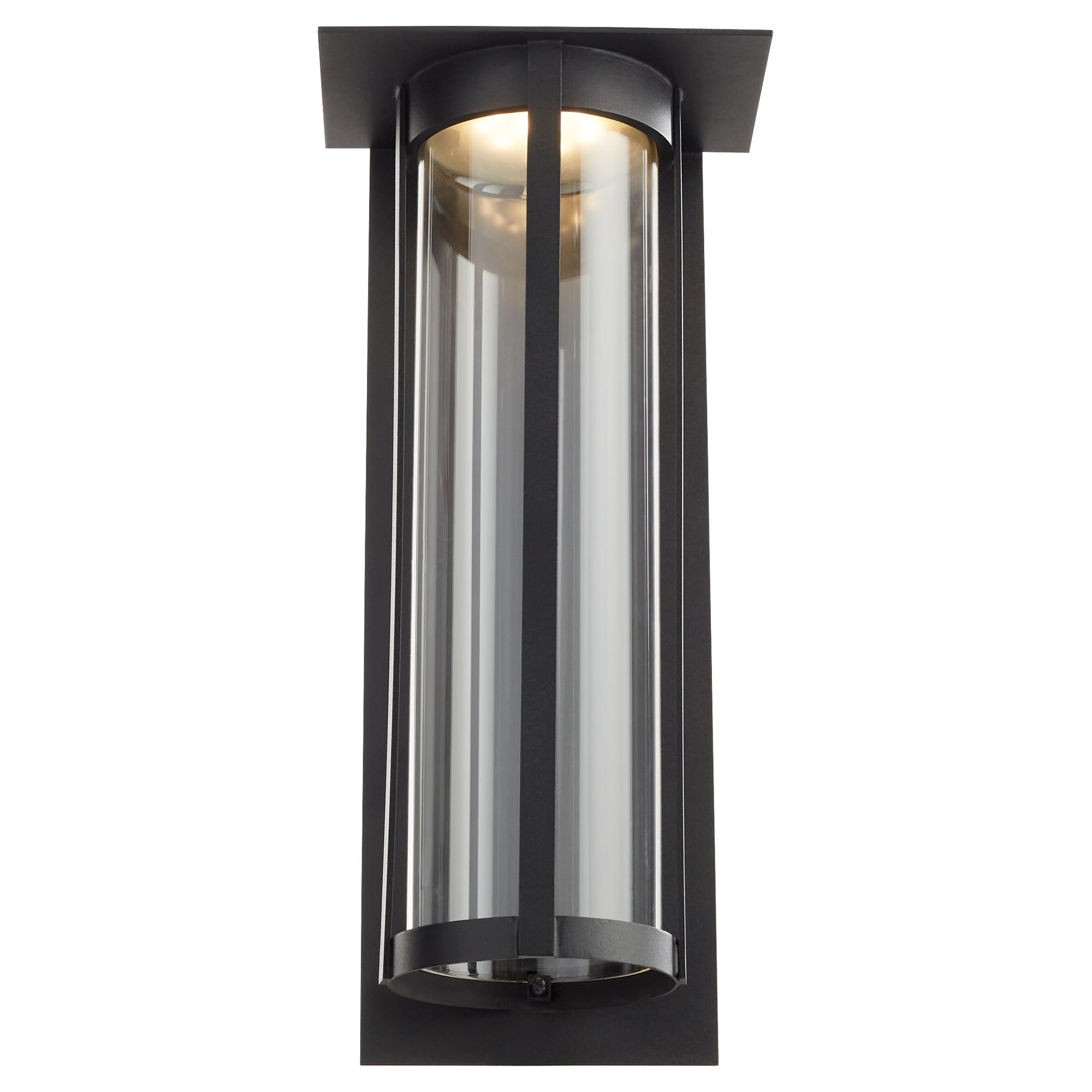 Image 2 Quorum International Abram 18" Black LED Outdoor Lantern more views