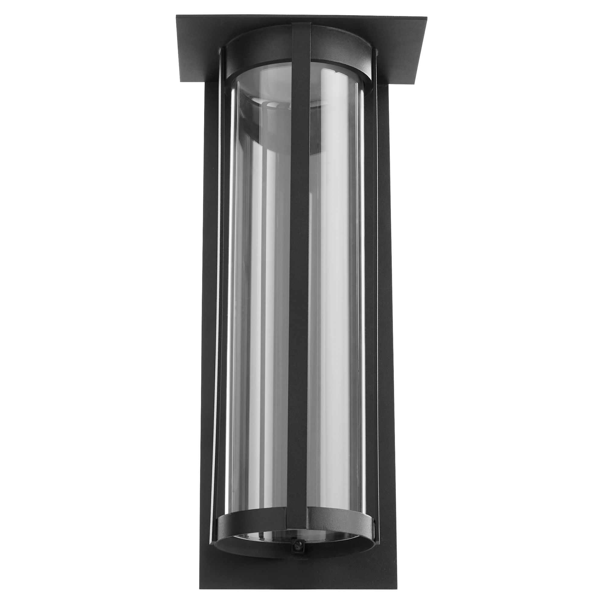 Image 5 Quorum International Abram 18" Black LED Outdoor Lantern more views