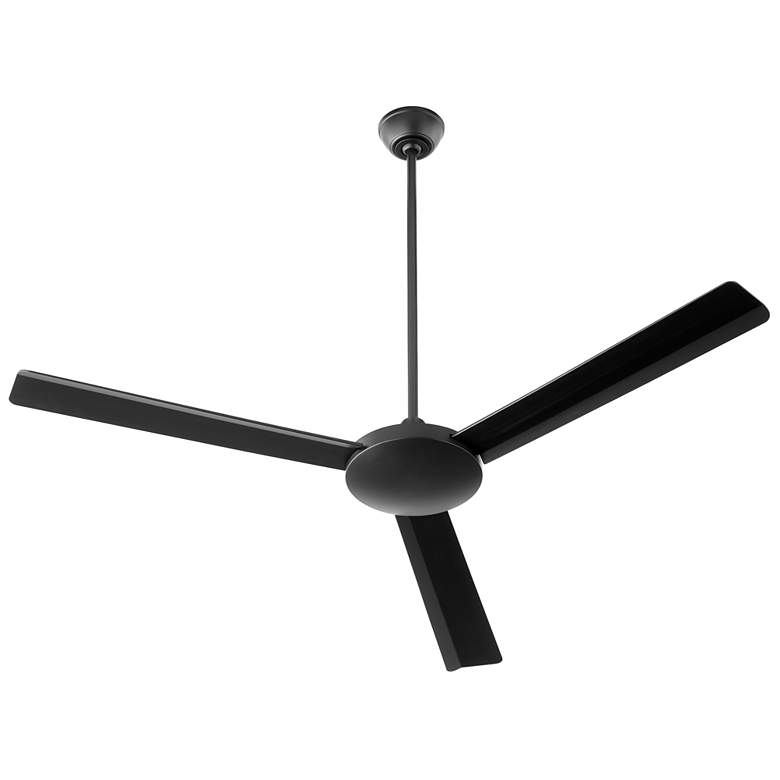 Image 1 Quorum International Aerovon 60" Matte Black Damp Ceiling Fan