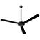 Quorum International Aerovon 60" Matte Black Damp Ceiling Fan