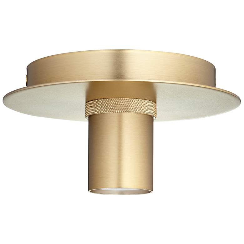 Image 1 Quorum International Aged Brass Keyless Ceiling Mount