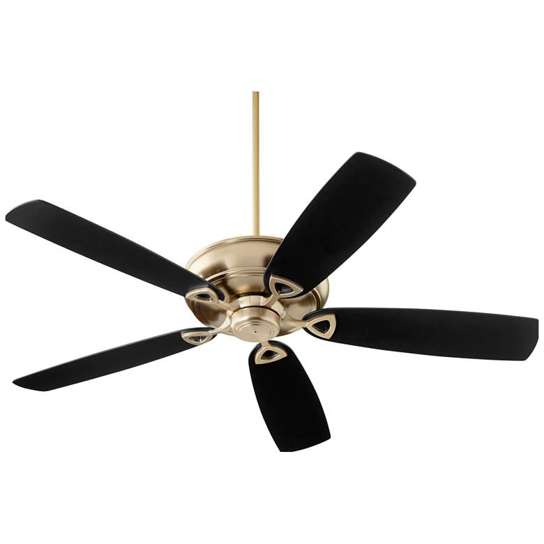 Image 1 Quorum International Alto 62" Aged Brass Ceiling Fan