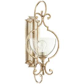 Image1 of Quorum International Ansley 1LT Aged Silver Leaf Wall Mount
